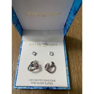 NIB Paige Harper New York earrings 2 pair
